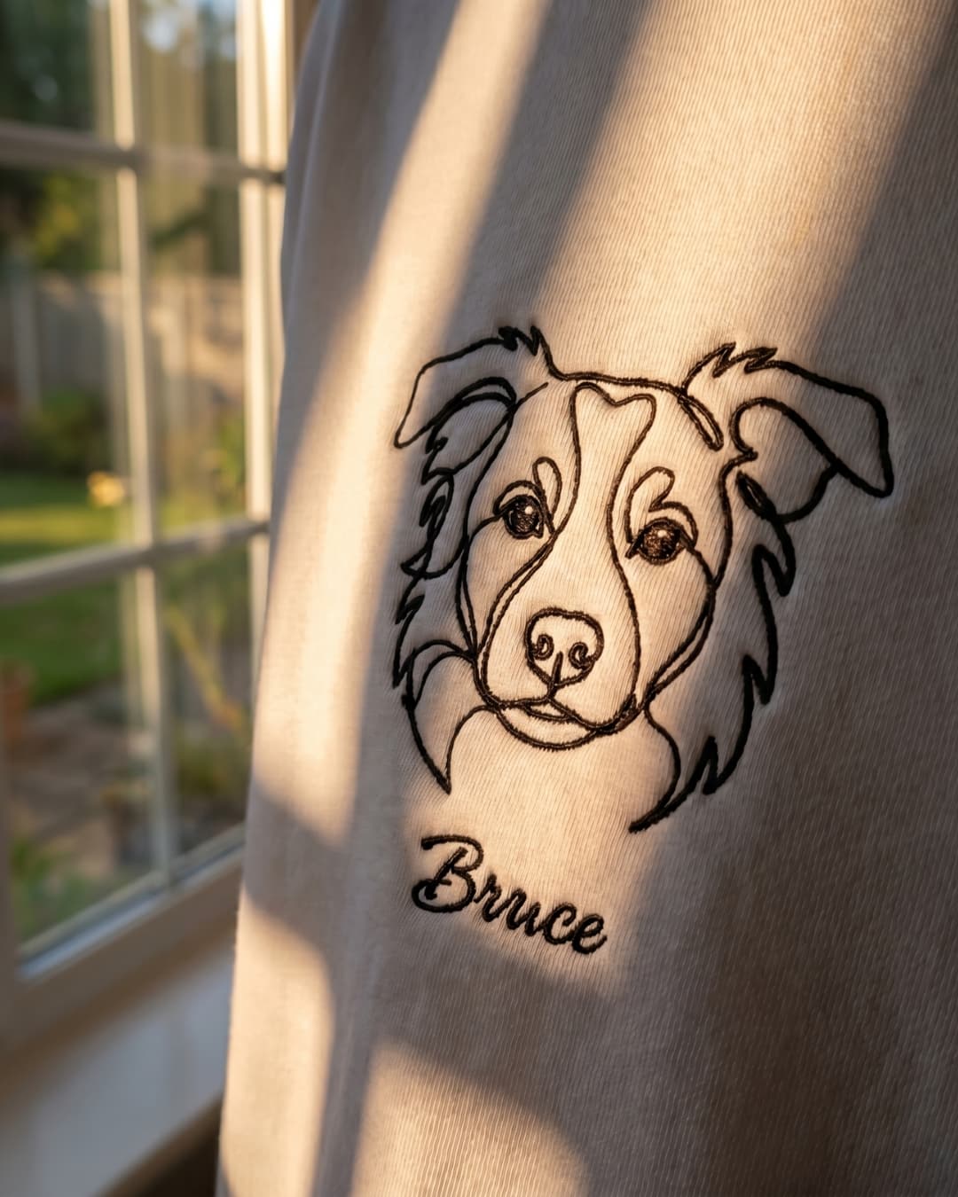 Embroidered portrait 11
