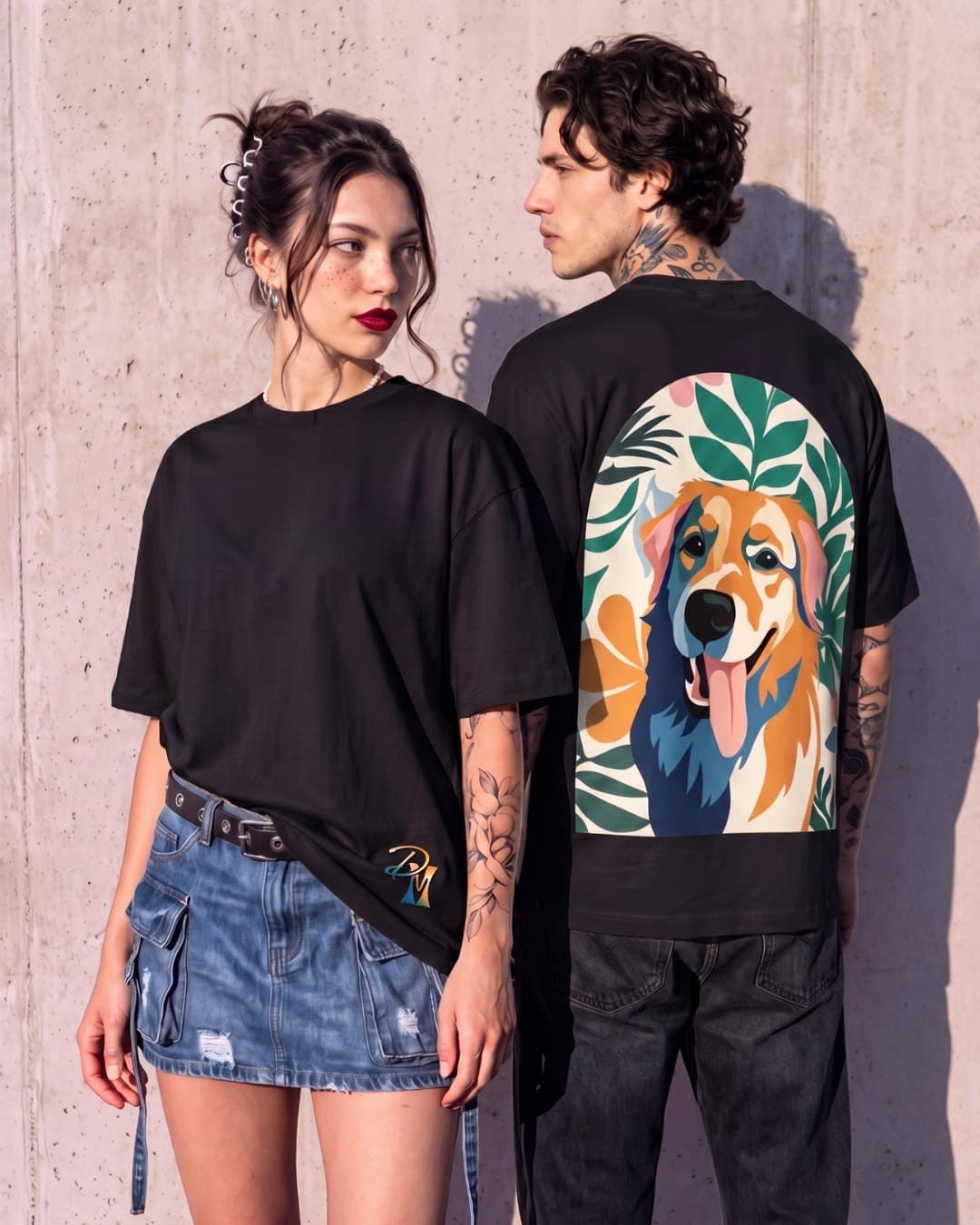 Tropical — Unisex Box T-shirt